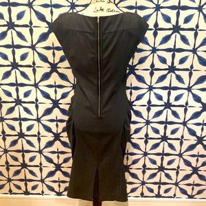 Cynthia Steffe Gray Wool Zip Back Dress
